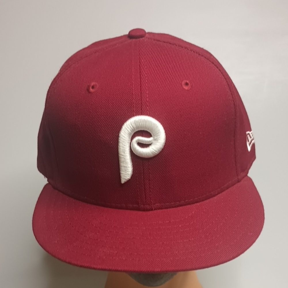 New Era Red Baseball Cap with White Logo